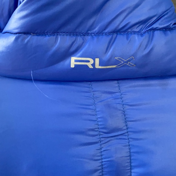 Ralph Lauren RLX Down Puffer Coat in Electric Blue, Size Medium - Picture 16 of 16